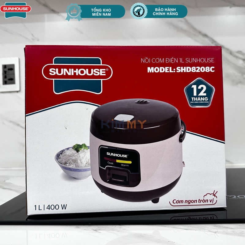 Nồi cơm điện 1L nắp liền Sunhouse SHD8208C